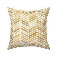 Watercolor Chevron Bryan Ochre Williamsburg Small