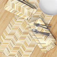 Watercolor Chevron Bryan Ochre Williamsburg Small 