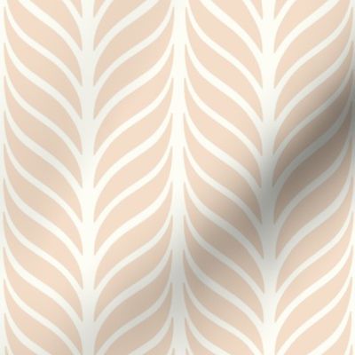 Winged Chevron Natural fefdf4 and Queen Charlotte f4deca Medium  