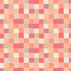 Pantone 2024 Peach Fuzz Checkered Palette