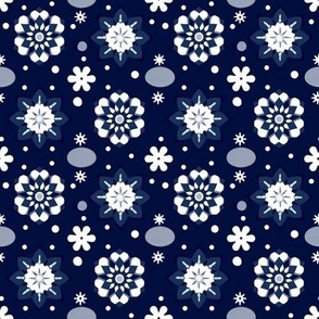 Stylized Snowflakes 