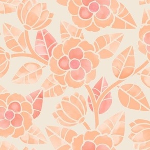 Peach Camellia (Peach Fuzz, Pantone Color of 2023)