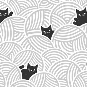S - Yarn Cats Gray