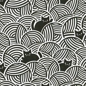 XXS - Yarn Cats Black & White