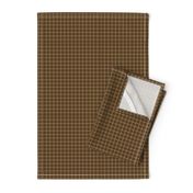 Gridded paper coral chocolate // gridded paper in brown and cream, graph paper, stripes for classroom, teacher, zipper pouch, pencil pouch, schoolroom, homeschool room