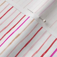 Small / Glitzy Valentine Stripes