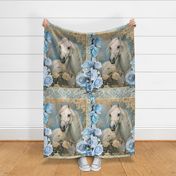 27x36 floral horse blanket