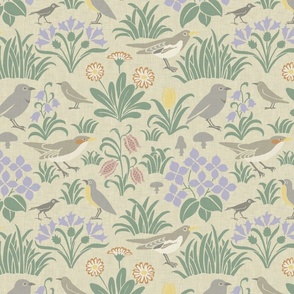 Voysey's "My Garden" - ivory background