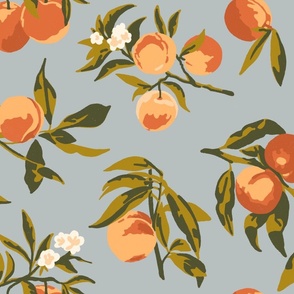 Peachy keen blue - large