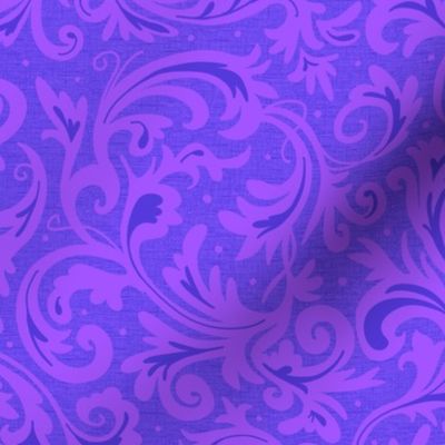 Hot magenta purple scroll