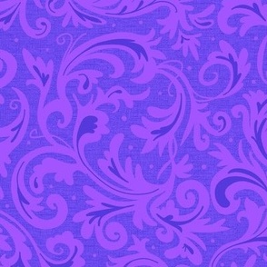 Hot magenta purple scroll