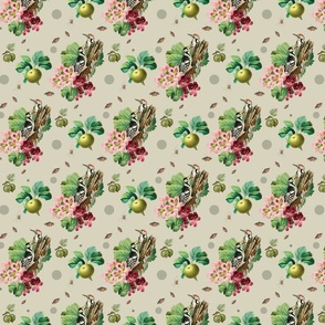 Flora & Fauna with Woodpecker-green-small