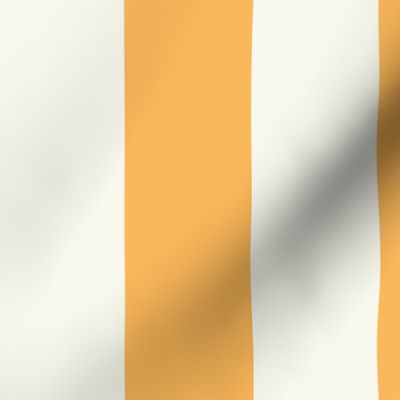 (M) Block Stripe Vertical Ecru-Yellow
