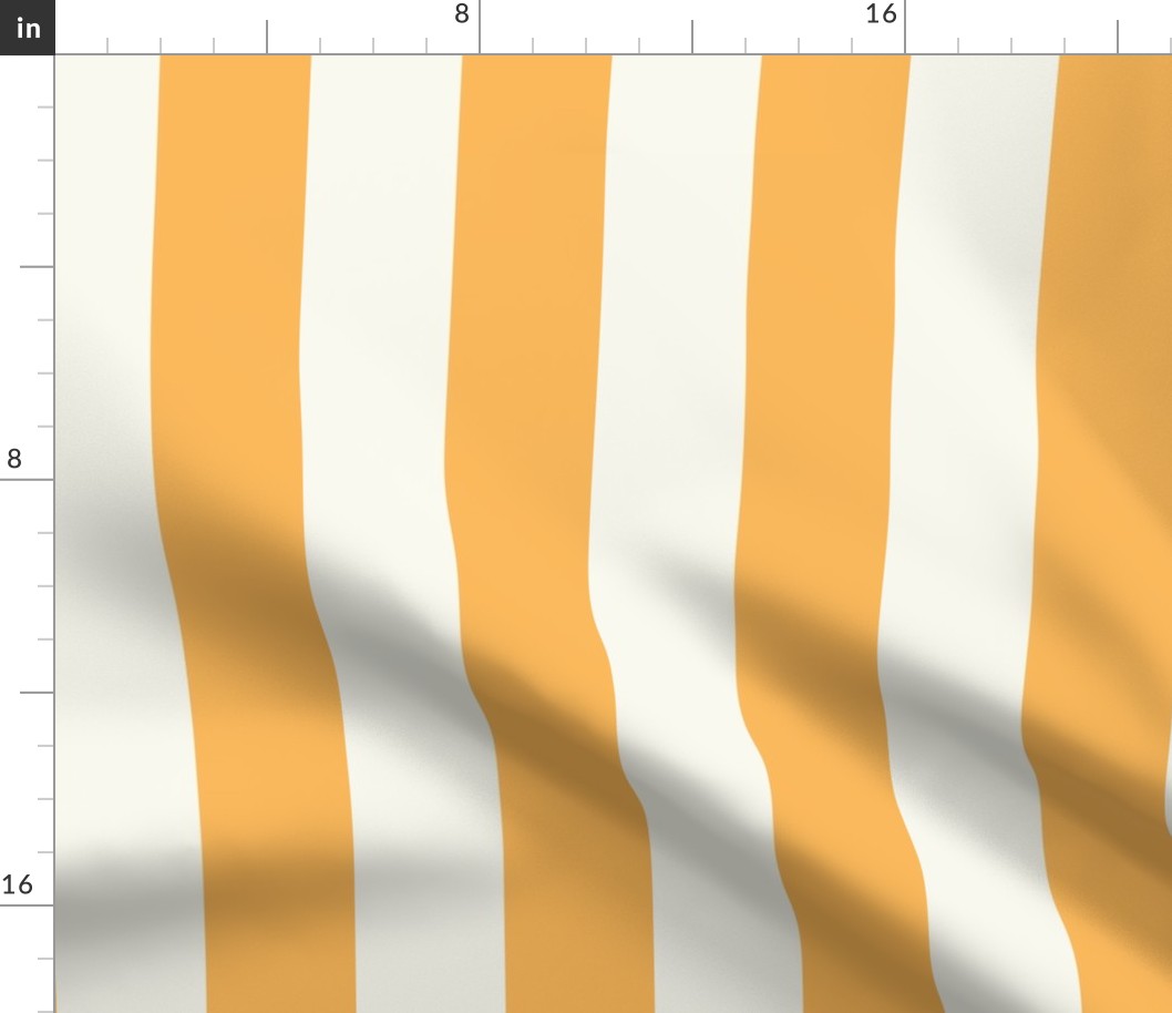 (M) Block Stripe Vertical Ecru-Yellow