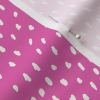 (M) Minimal Playful Scandinavian Dots Baby Hot Pink