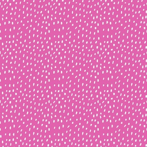 (M) Minimal Playful Scandinavian Dots Baby Hot Pink