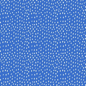 (M) Minimal Playful Scandinavian Dots Cobalt Blue