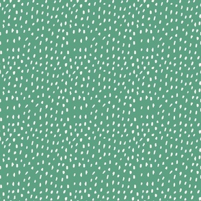 (M) Minimal Playful Scandinavian Dots Green
