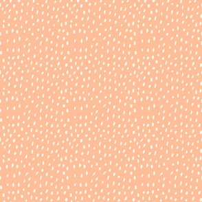 (M) Minimal Playful Scandinavian Dots Peach Fuzz