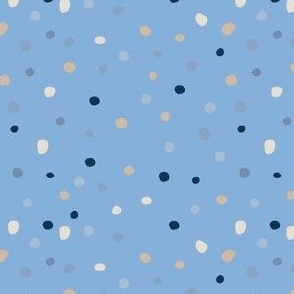 Tranquil Polka Dots - Blue