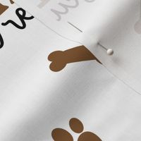 Rescue Puppy Dog Paw Prints Hearts