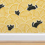 L - Yarn Cats Yellow
