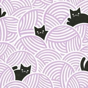 XS - Yarn Cats Purple