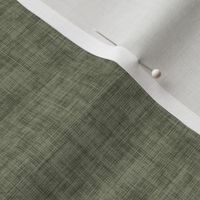 Forest Green Linen Texture - Small Scale - Rustic Cabincore Masculine Aesthetic Textured Boy Print Artichoke