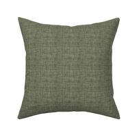 Forest Green Linen Texture - Small Scale - Rustic Cabincore Masculine Aesthetic Textured Boy Print Artichoke