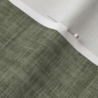 Forest Green Linen Texture - Medium Scale - Rustic Cabincore Masculine Aesthetic Textured Boy Print Artichoke