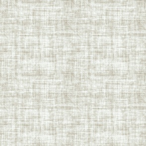 Brown and Cream Linen Texture - Large Scale - Rustic Cabincore  Aesthetic Textured Boy Print Neutral