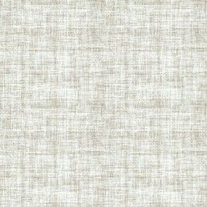 Brown and Cream Linen Texture - Small Scale - Rustic Cabincore  Aesthetic Textured Boy Print Neutral