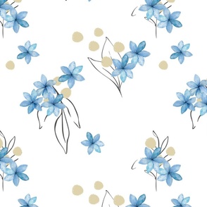 Forget me not floral