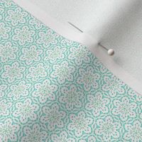 Snowflake Lace    -aqua1