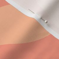 Retro Geometric Florals | Pantone Peach Fuzz