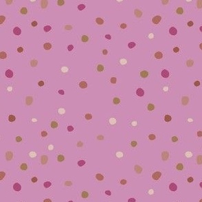 Tranquil Polka Dots - Violets