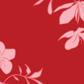 Reds Ornate Floral Print