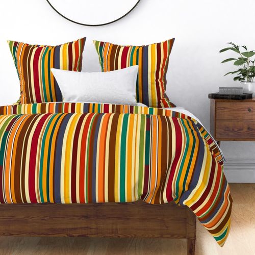 vertical stripes yellow orange red