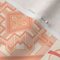 Peach fuzz pantone2024 Egyptian tiles