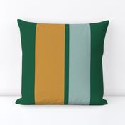 Uneven Stripe - Green, yellow, mint