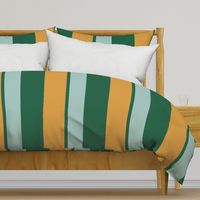 Uneven Stripe - Green, yellow, mint