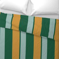 Uneven Stripe - Green, yellow, mint