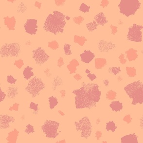 Abstract touch of peach hue large