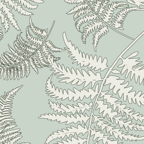 3008 jumbo - Whispering Ferns CL Crystalline Dark Sage