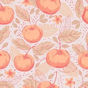 Apple Pastel Pattern Summer Fruit Vintage