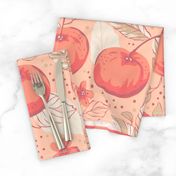 Big Size - Apple Pastel Pattern Summer Fruit Vintage