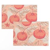 Big Size - Apple Pastel Pattern Summer Fruit Vintage