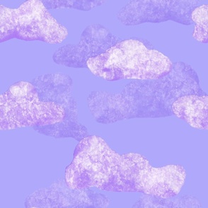 Purple Clouds on Lavender Sky - Large Scale