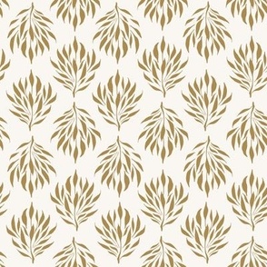 Tree Motif Yellow, Gold