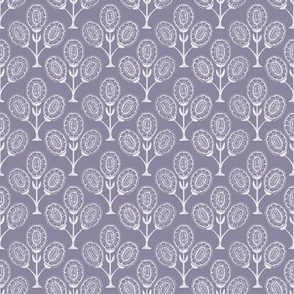 Halo Floral V1 lavender gray SMALL
